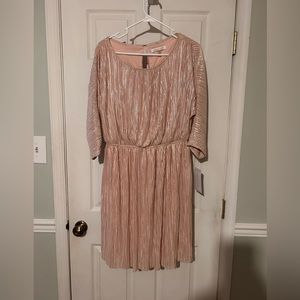 NWT Bleecker pink/tan dress